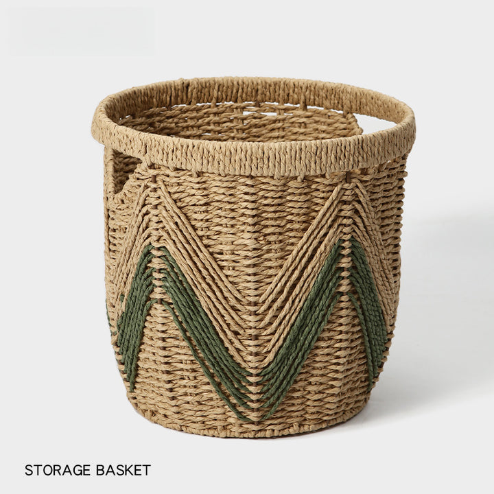 Decorative storage basket