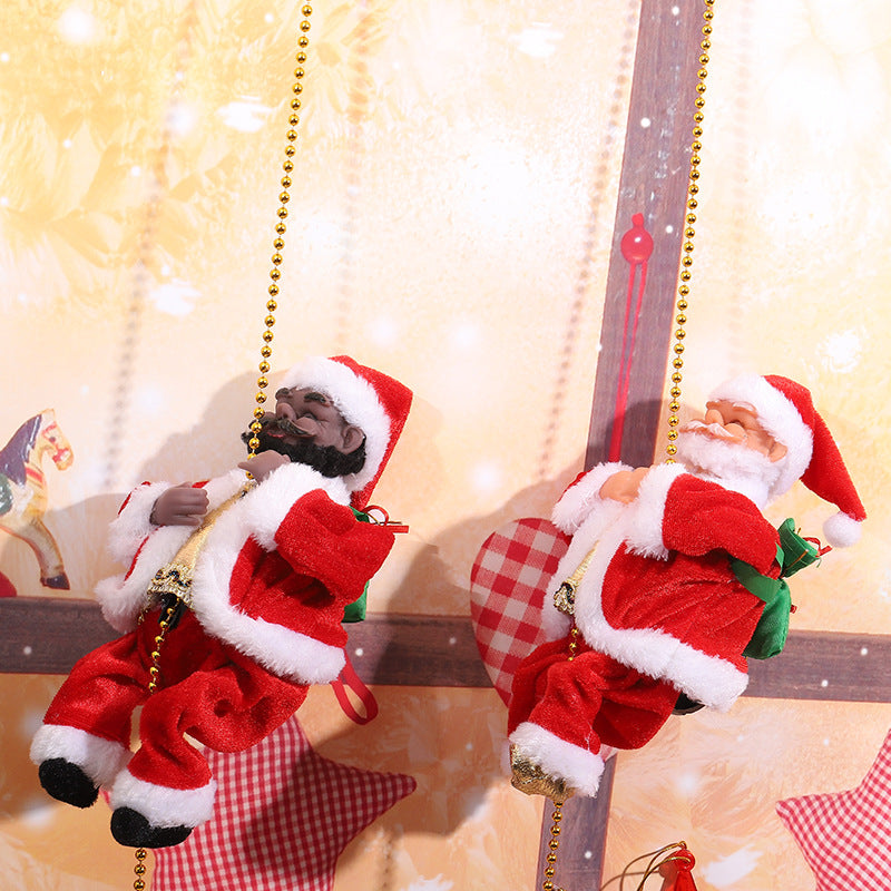 Decorative Santa Claus with ladder