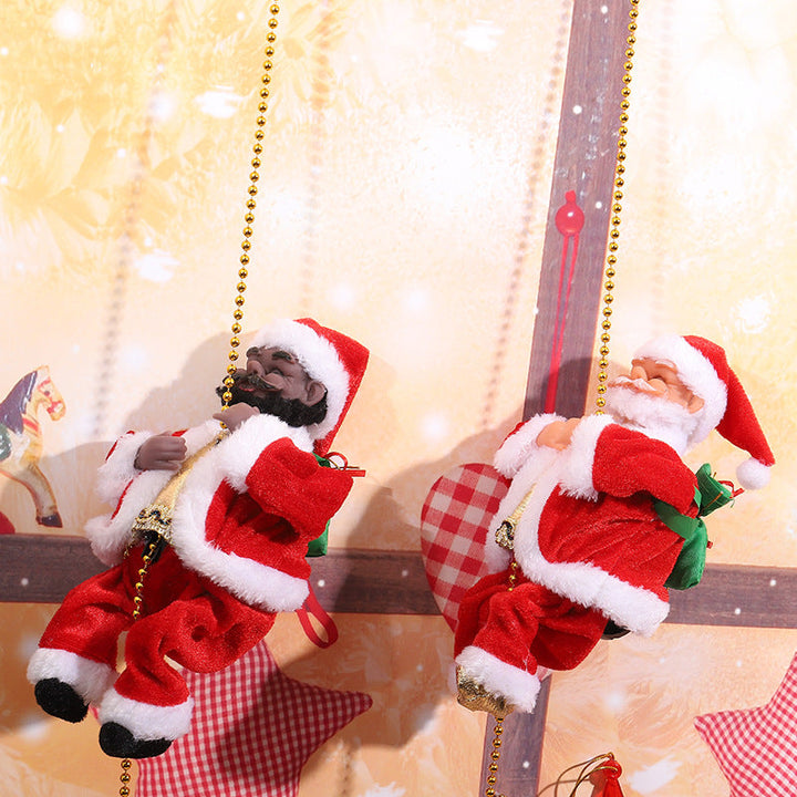 Decorative Santa Claus with ladder