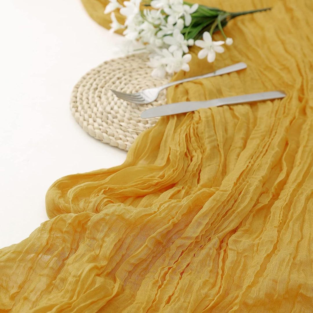 Wo Soft Chiffon Table Runner