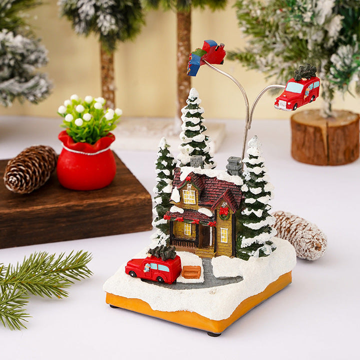 Nostalgic Christmas Village Decoration