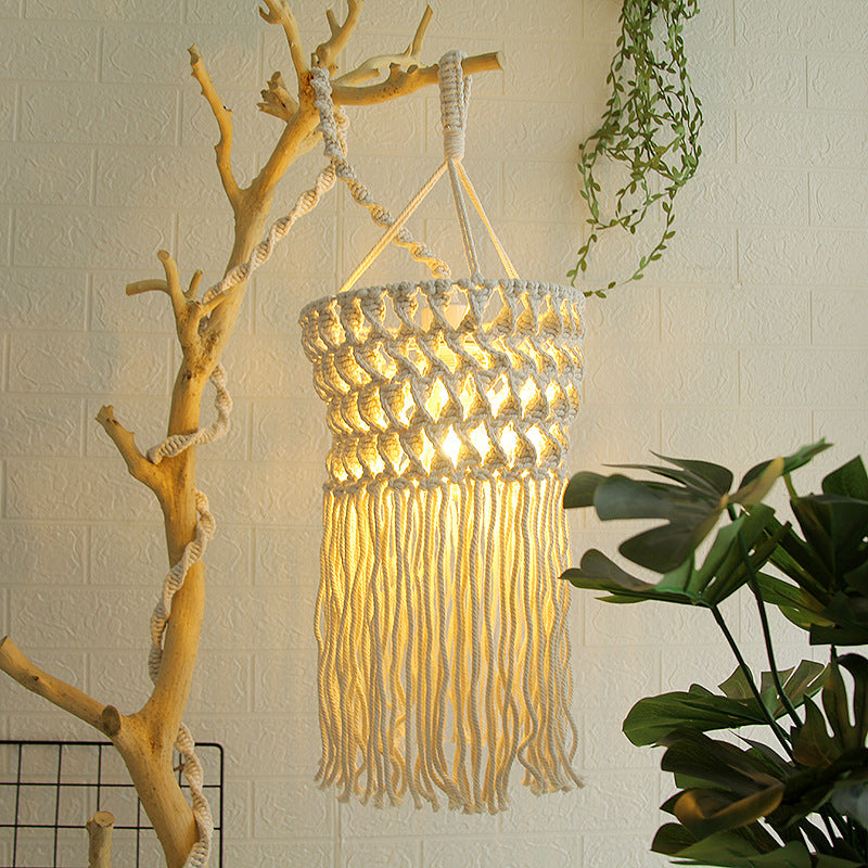 Macramé Pendant Light Fixture