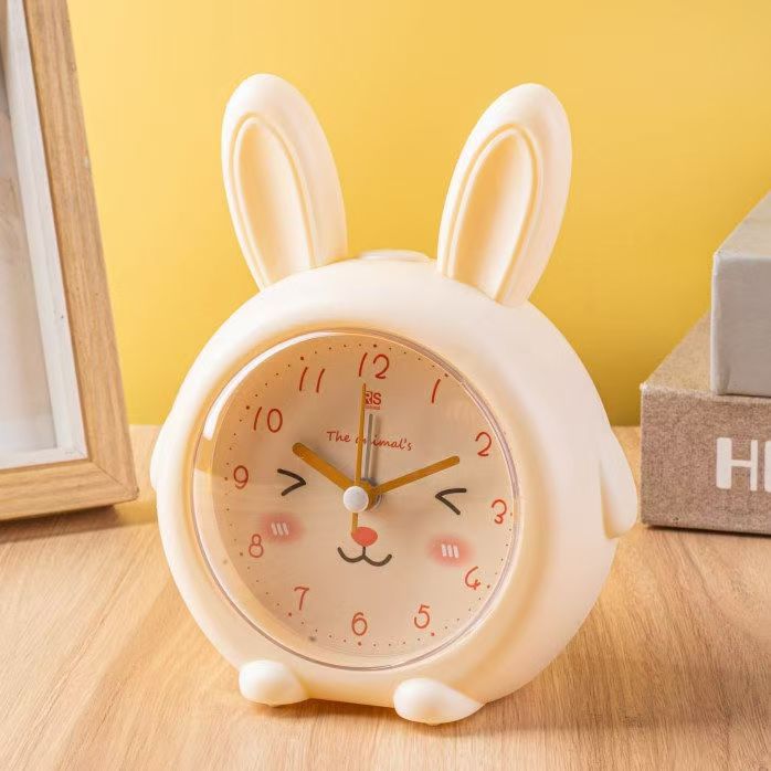 Funnier children's alarm clock in creative rabbit design