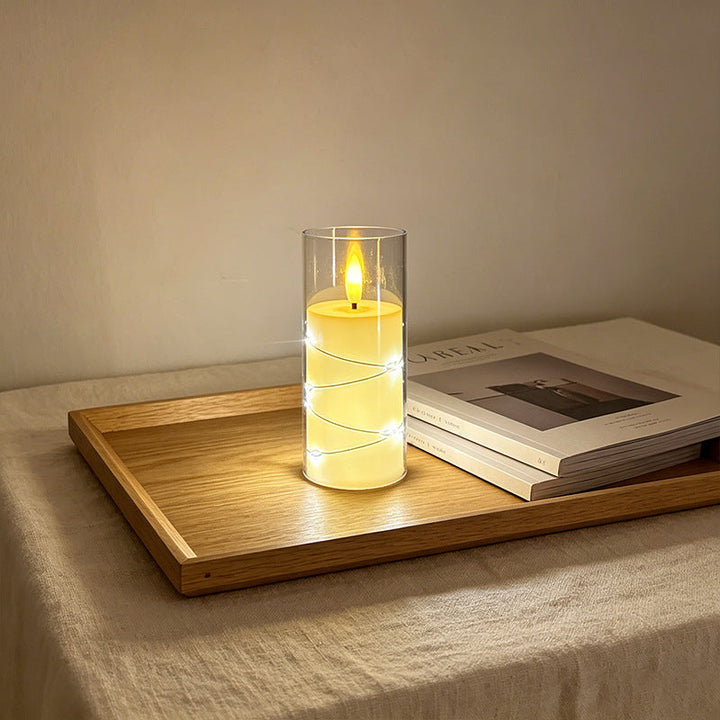 LED Scented Candle with Flame Effect
