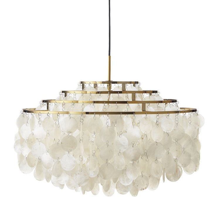 Muslin-inspired pendant light