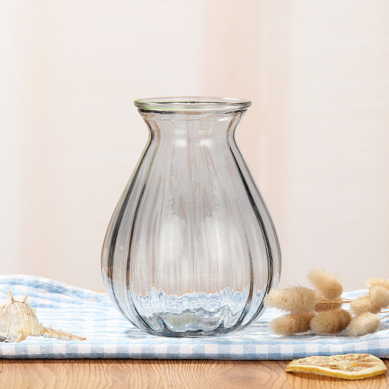 Elegant Curved Glass Vase