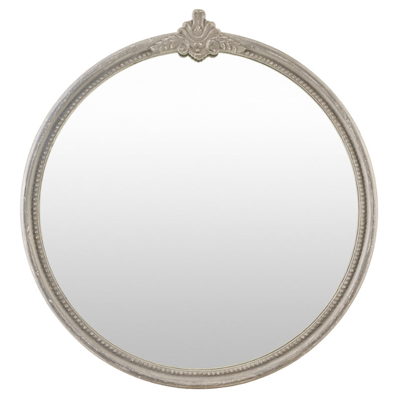 Ornate Vintage Round Wall Mirror