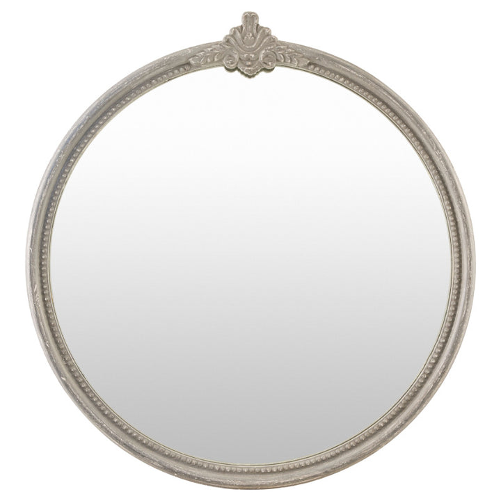 Ornate Vintage Round Wall Mirror