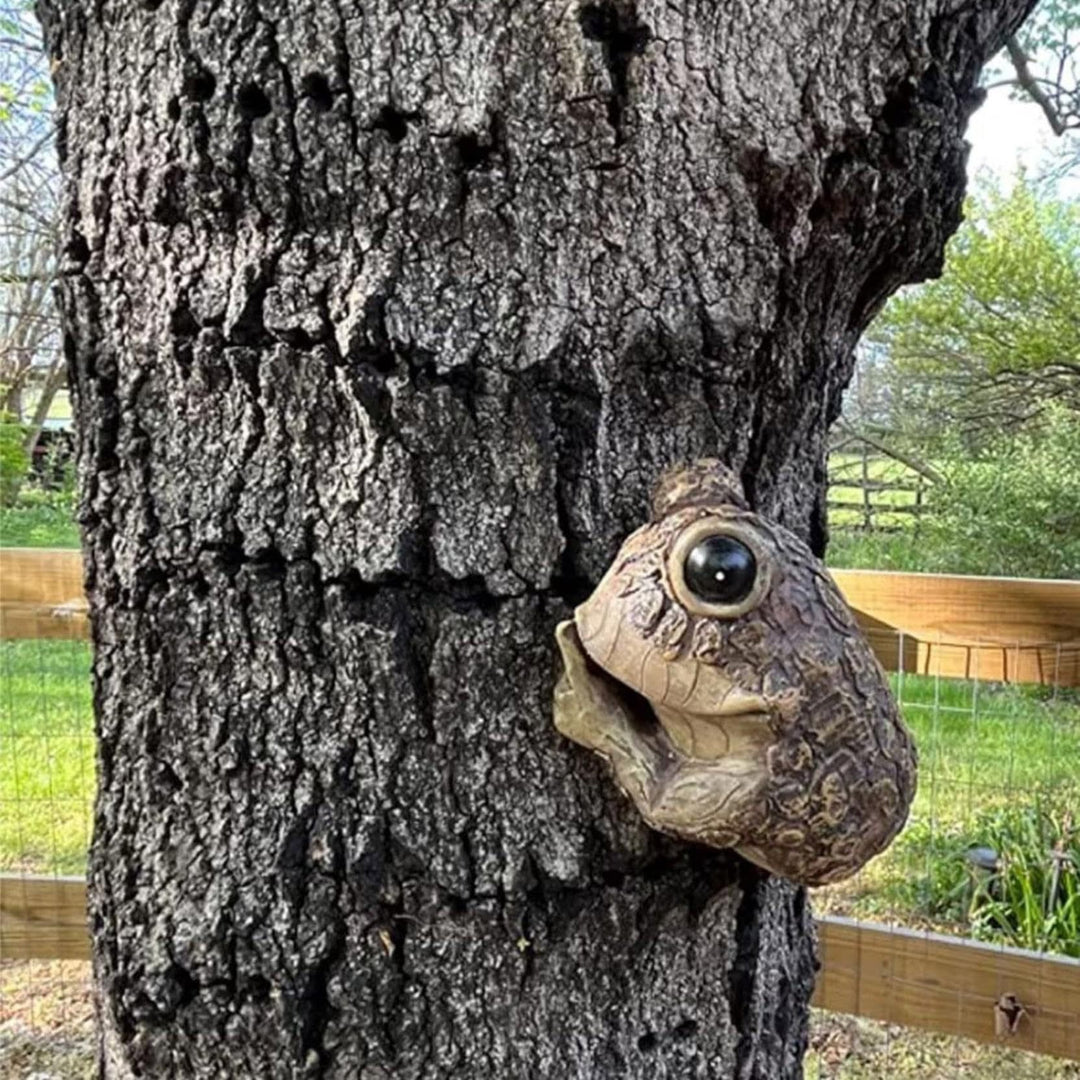 Whimsical Frog Wall Sculpture