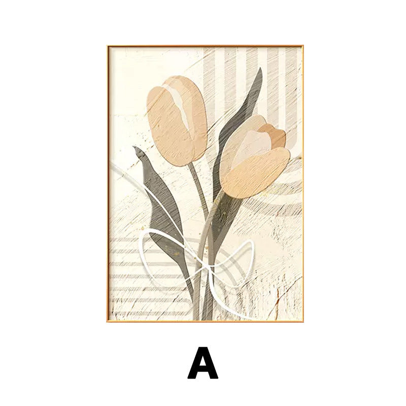 Framed Abstract Floral Art Print