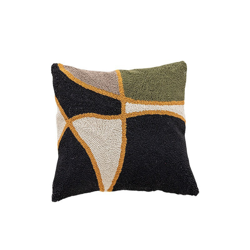 Textured Abstract Decorative Pillow