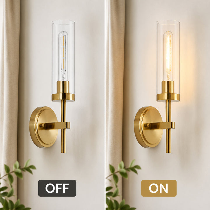 Wall-mounted elegant wall lamp