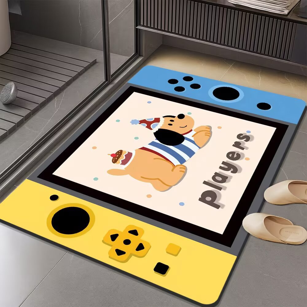 Gaming-Themed Bath Mat