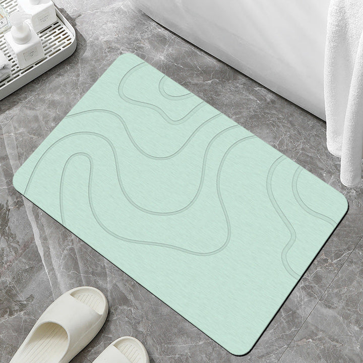 Modern Abstract Non-Slip Bathroom Mat