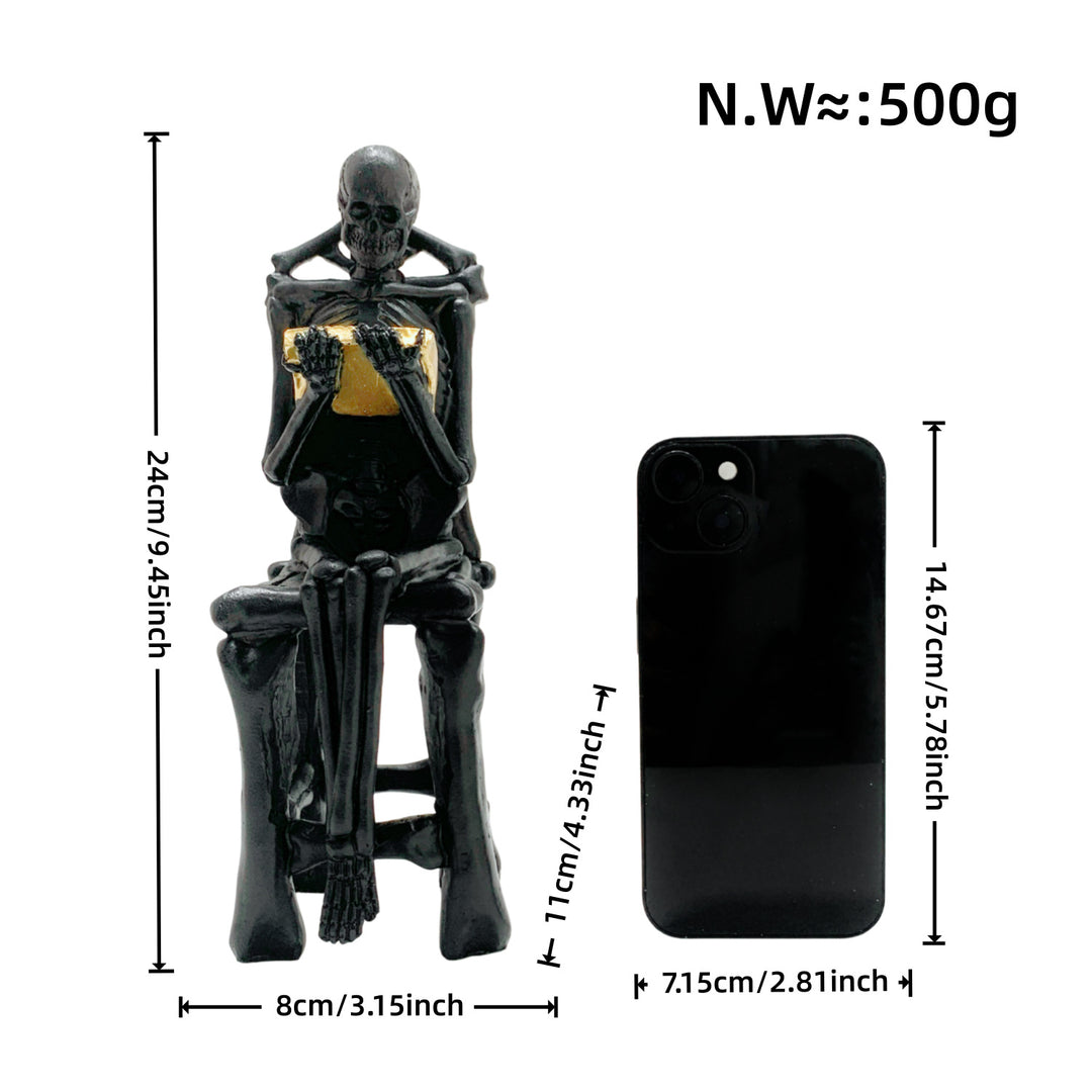 Artistic skeleton figure