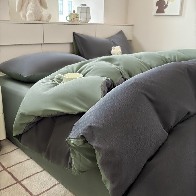 Premium Reversible Hypoallergenic Duvet Cover Set