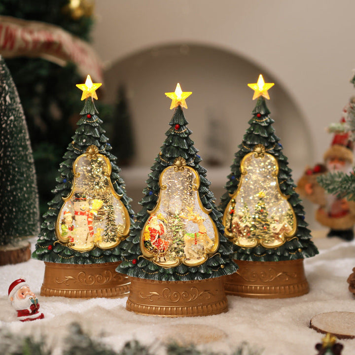 Glowing Christmas tree decoration