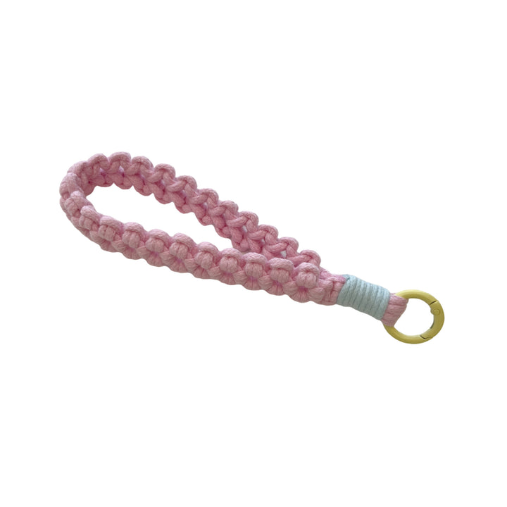 Braided Macrame Keychain Holder