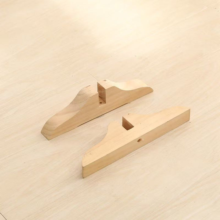 Wood shoe supports