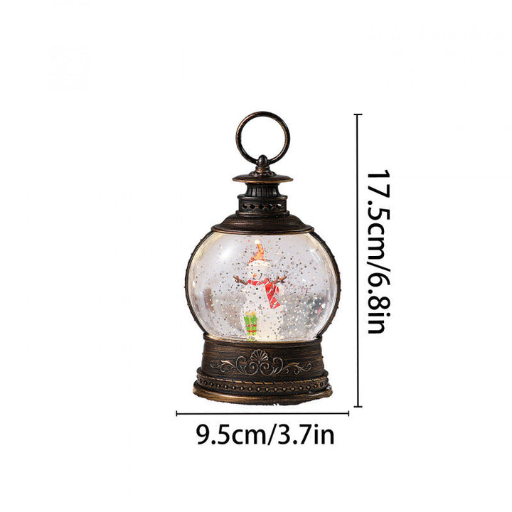 Decorative Snow Globe Lantern
