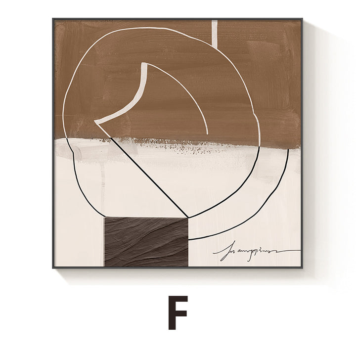 Abstract Textured Framed Art
