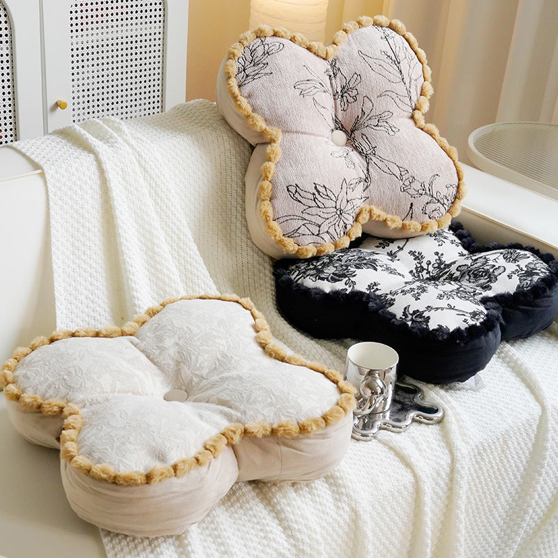 Floral-Inspired Decorative Pillow