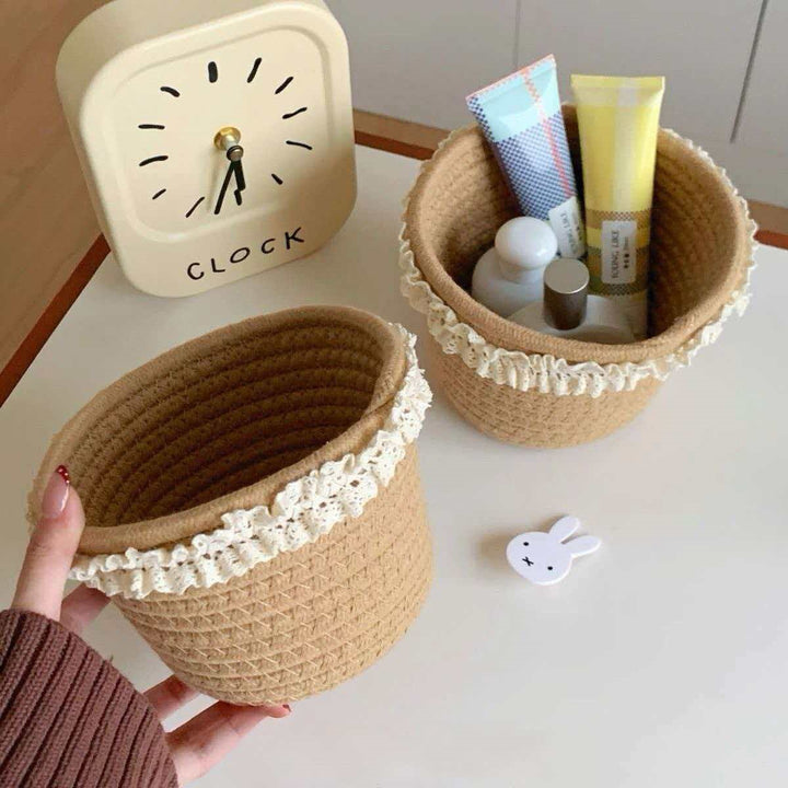 Handcrafted storage basket