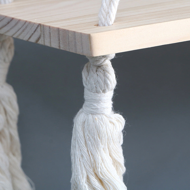 Hanging Wooden Shelf