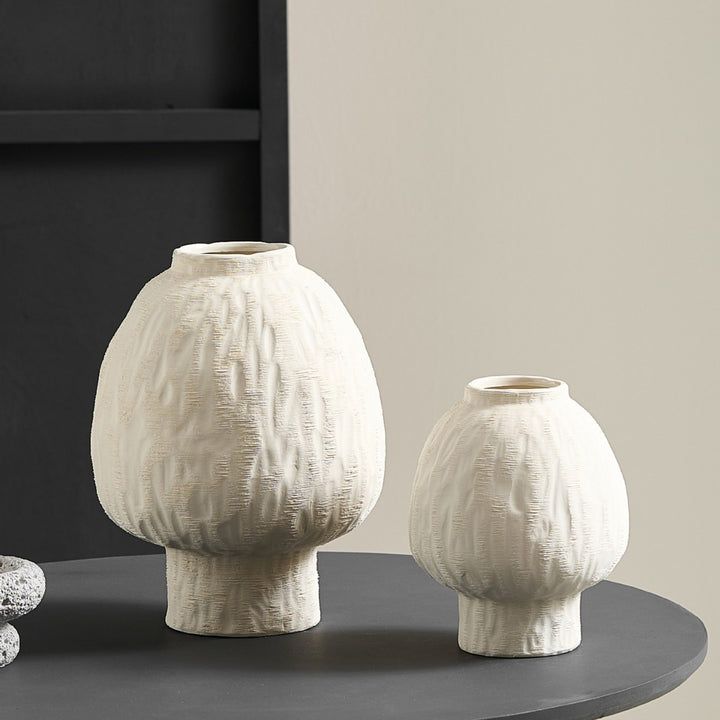 Decorative ceramic vase in modern design