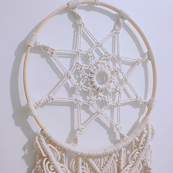 Elegant Macrame Dreamcatcher Wall Decor