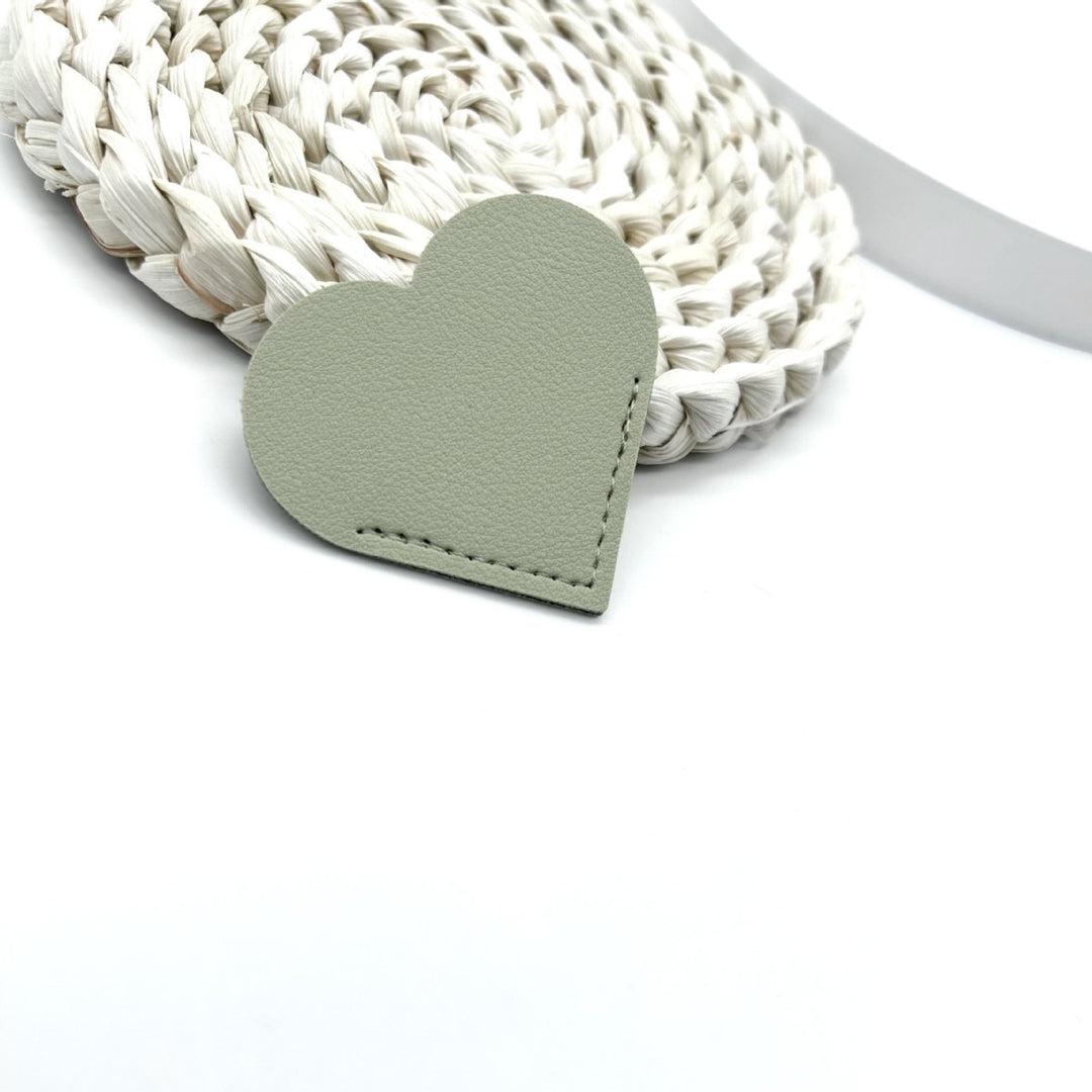 Heart-Shaped Leather Accessory