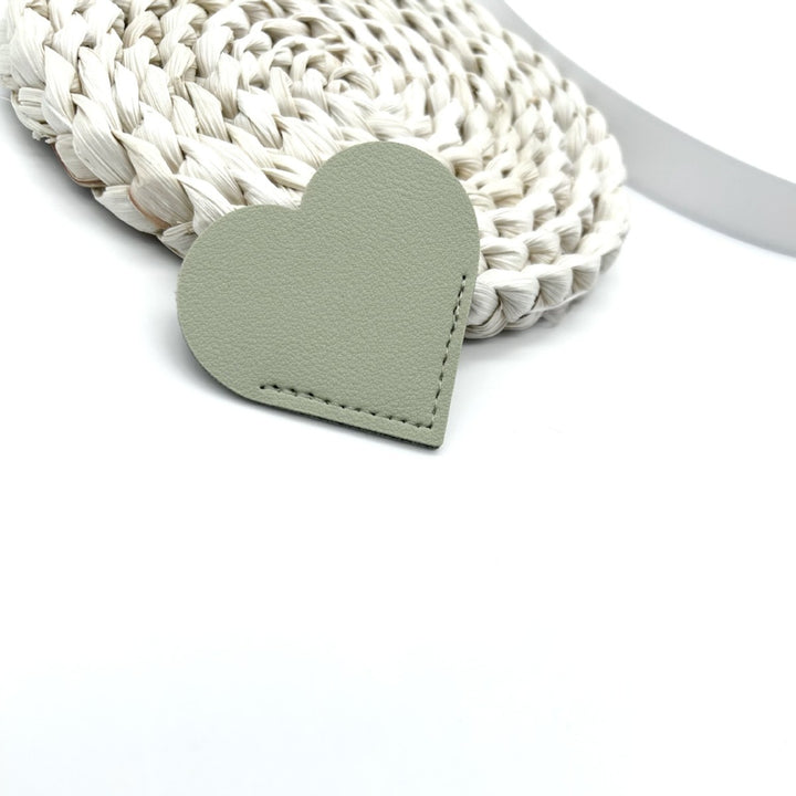 Heart-Shaped Leather Accessory
