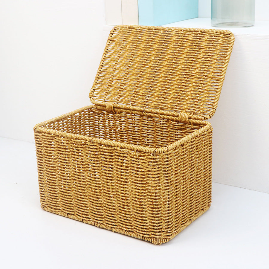 Handwoven storage basket