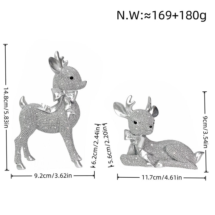 Luxurious Reindeer Sculpture
