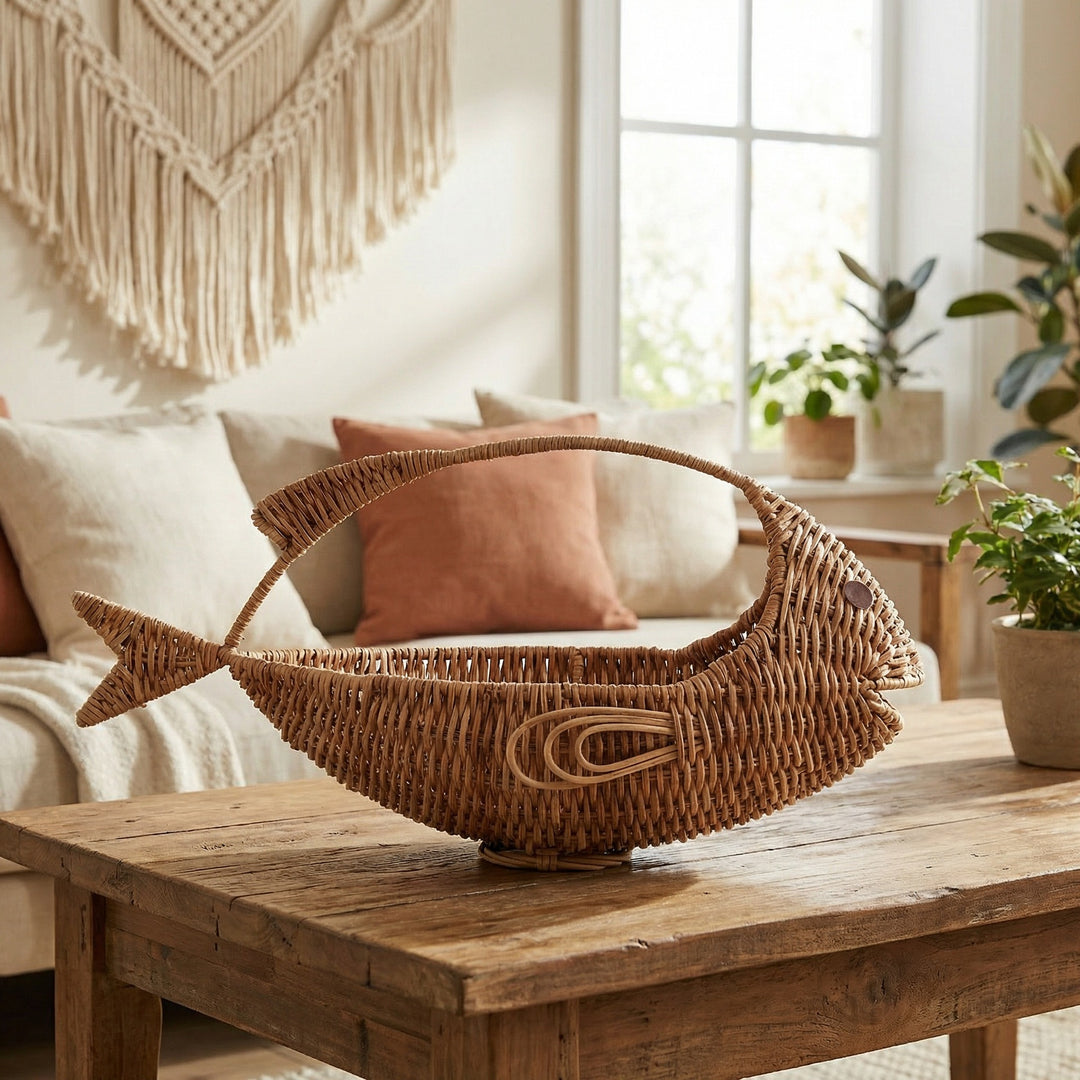 Decorative fruit basket