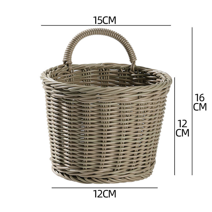 Hand-Woven Decorative Storage Basket