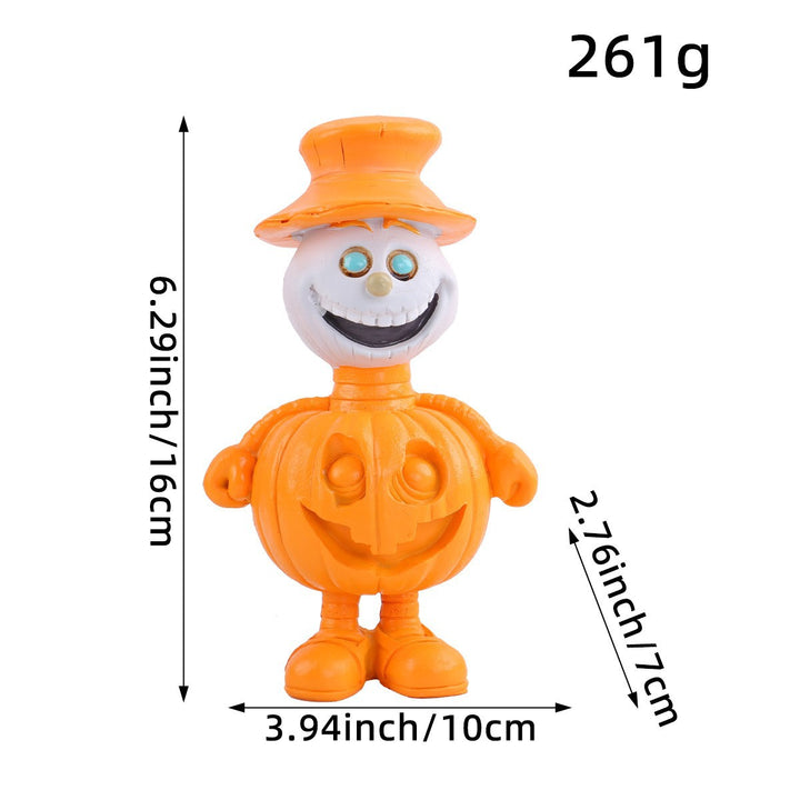 Funny Halloween Pumpkin Figure