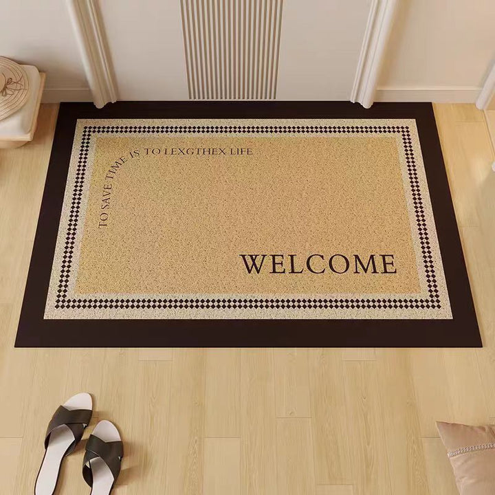 Floral Welcome Mat