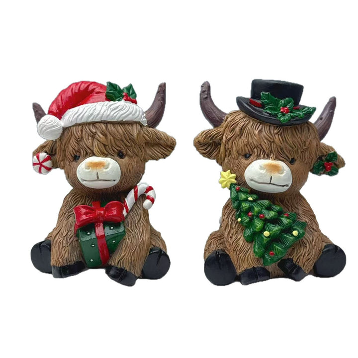 Decorative Highland Cow Figurine