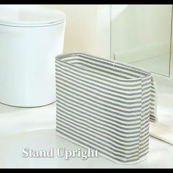 Multifunctional laundry storage box with bamboo lid