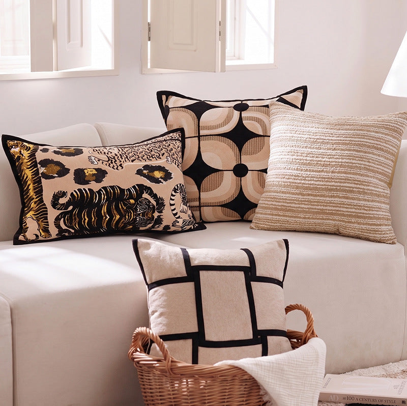 Decorative Animal-Print Throw Pillow