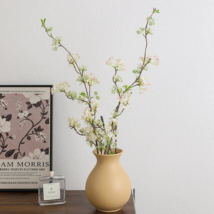 Natural artificial flower branch with detailed flowers