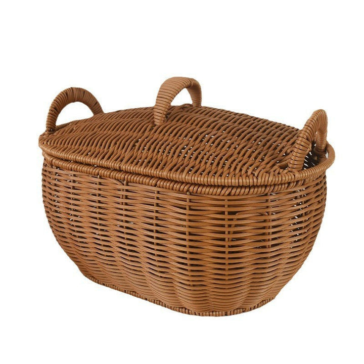 Handwoven Wicker Storage Basket