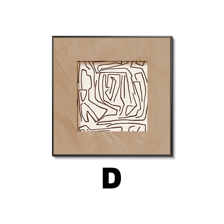 Framed Abstract Botanical Wall Art