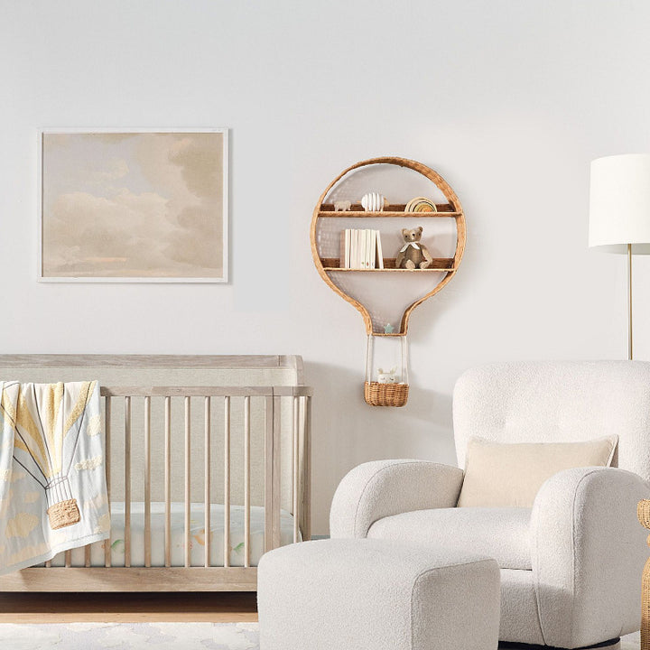 Wall shelf in hot air balloon design