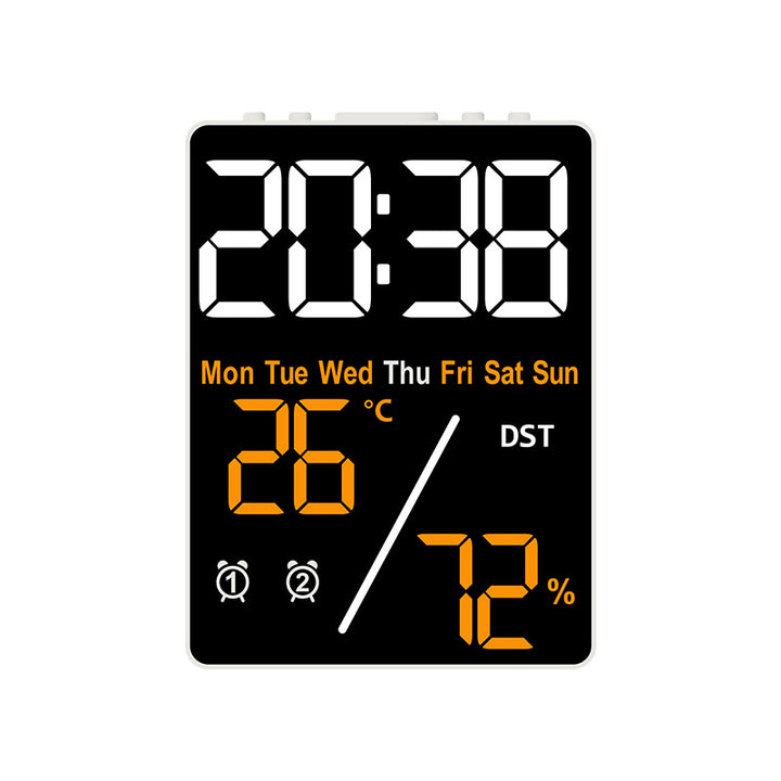 Digital Multifunction Alarm Clock with Hygrometer and Temperature Display