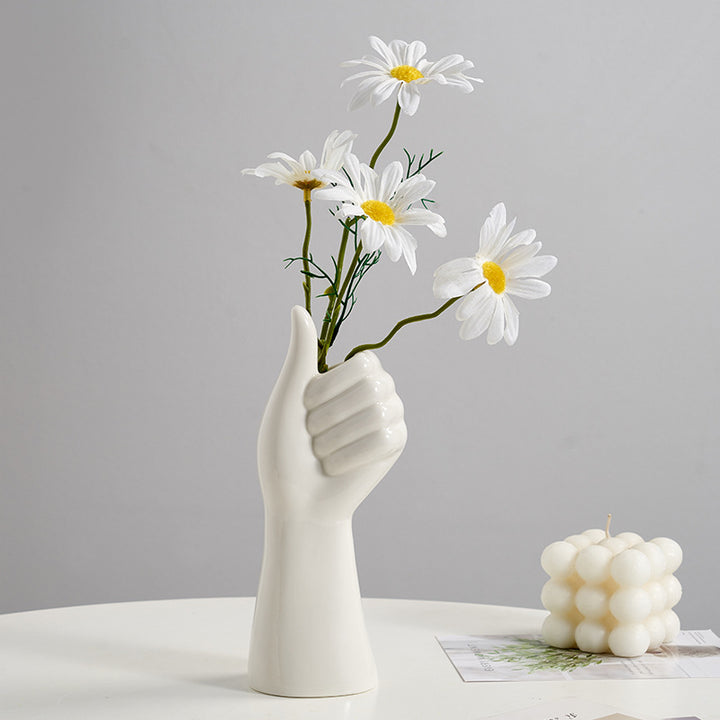 Artistic Hand-Shaped Flower Vase