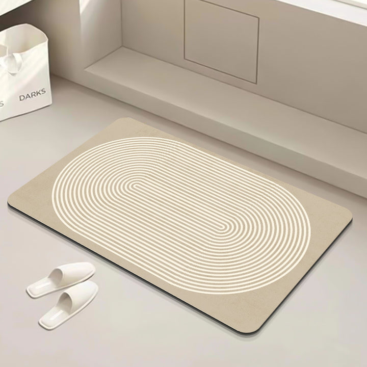 Modern Geometric Bath Mat