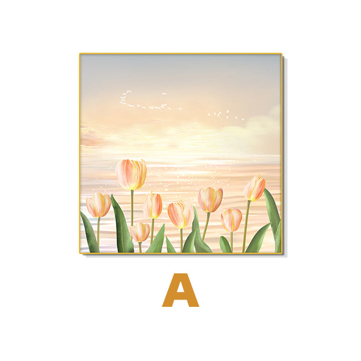 Floral-Themed Framed Wall Art