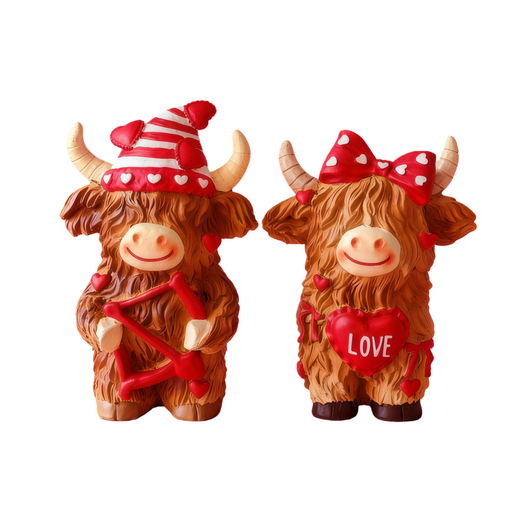 Decorative Horned Cattle Figure